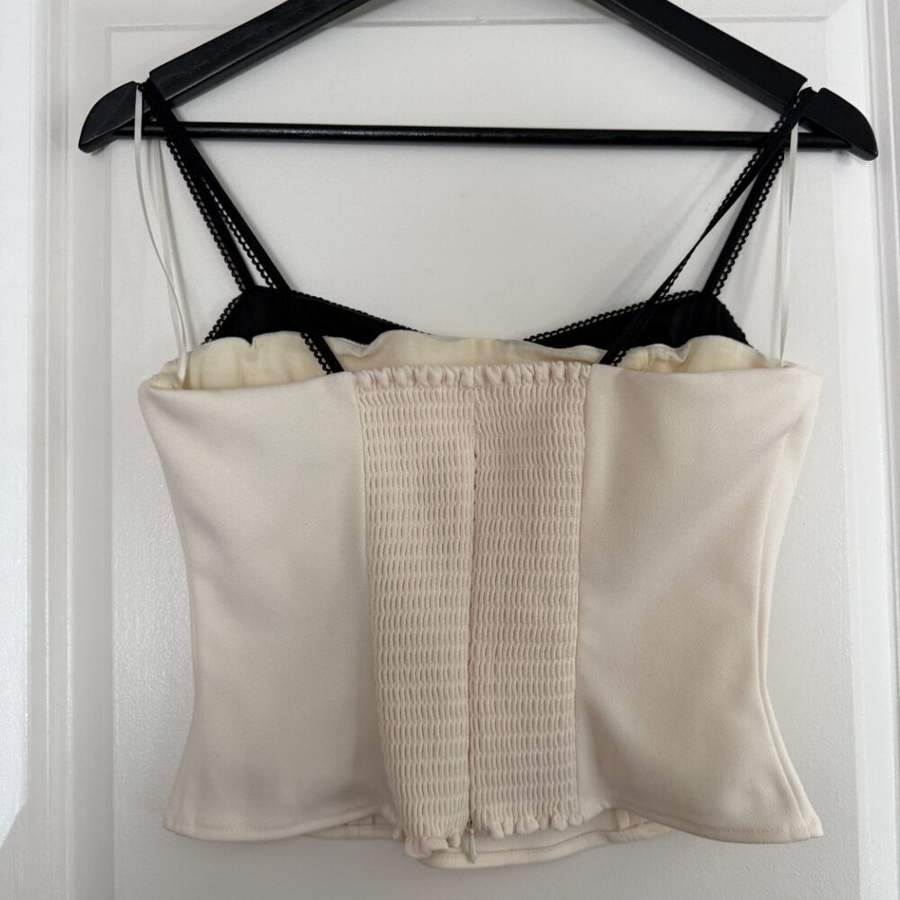 Reformation Melanie Corset Top – Ivory – Size Small – NWOT - Picture 2 of 3